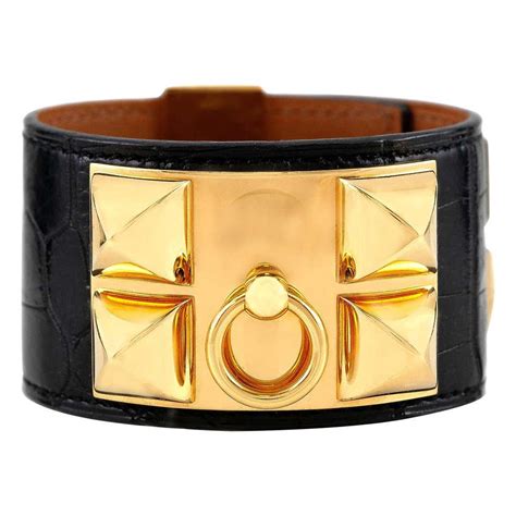 hermes leather spike bracelet|Leather .